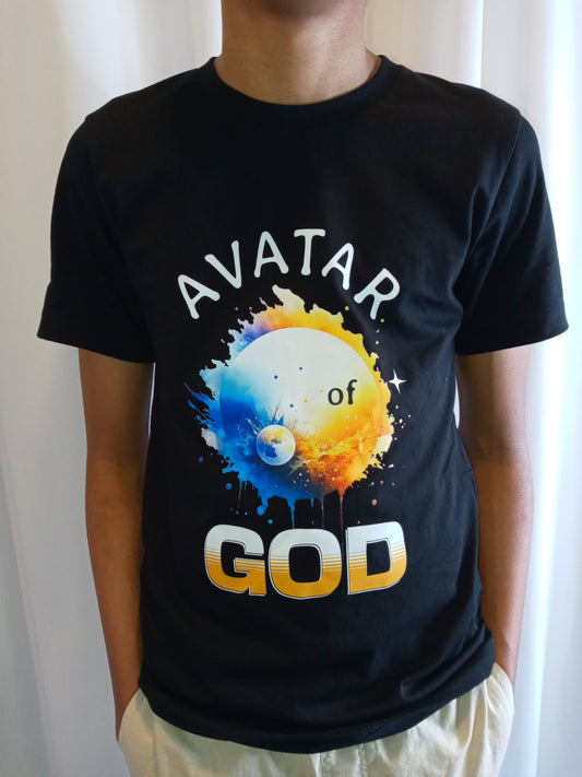 Avatar of God Planet Graphic Tee (Carbon/Black)