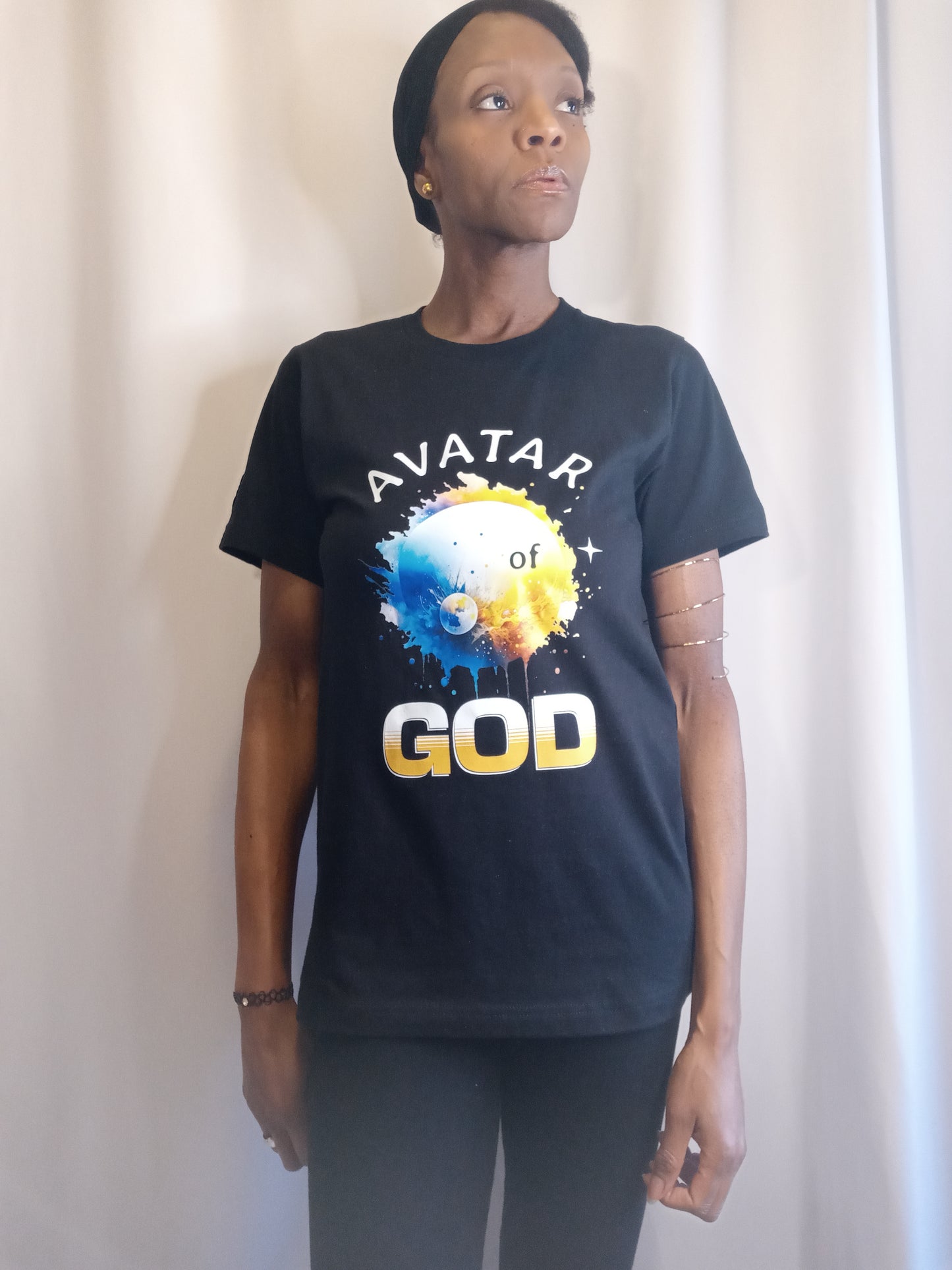 Avatar of God Planet Graphic Tee (Carbon/Black)