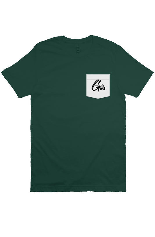 Green Tree Logo Pocket Tee