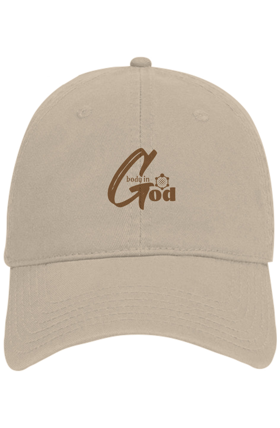 Otto 6 panel logo hat - Earth Tan