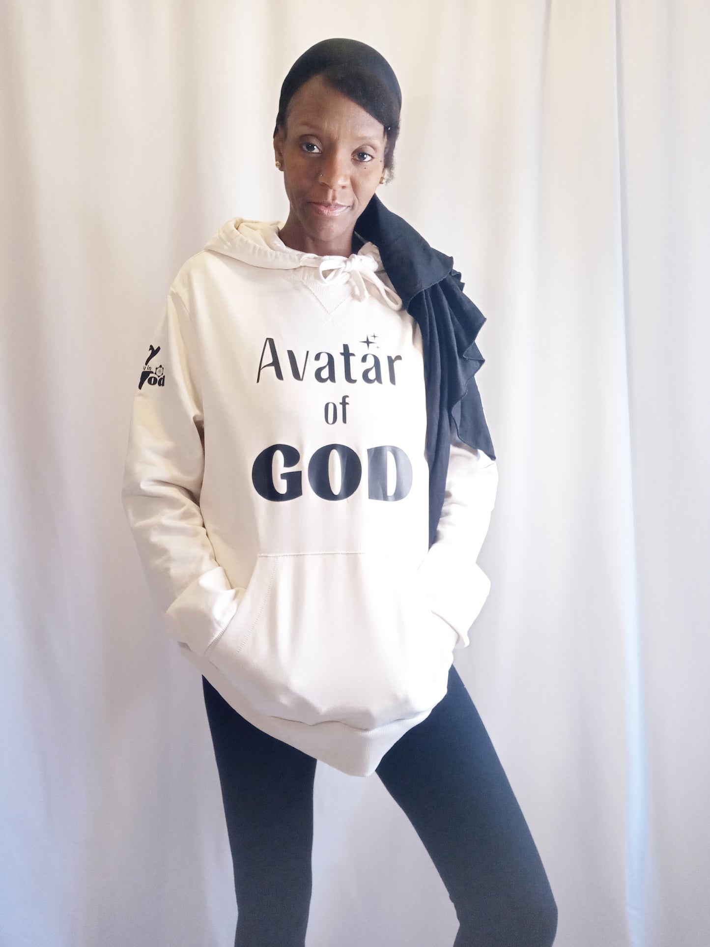 Avatar of God - Organic French Terry Pullover Hood