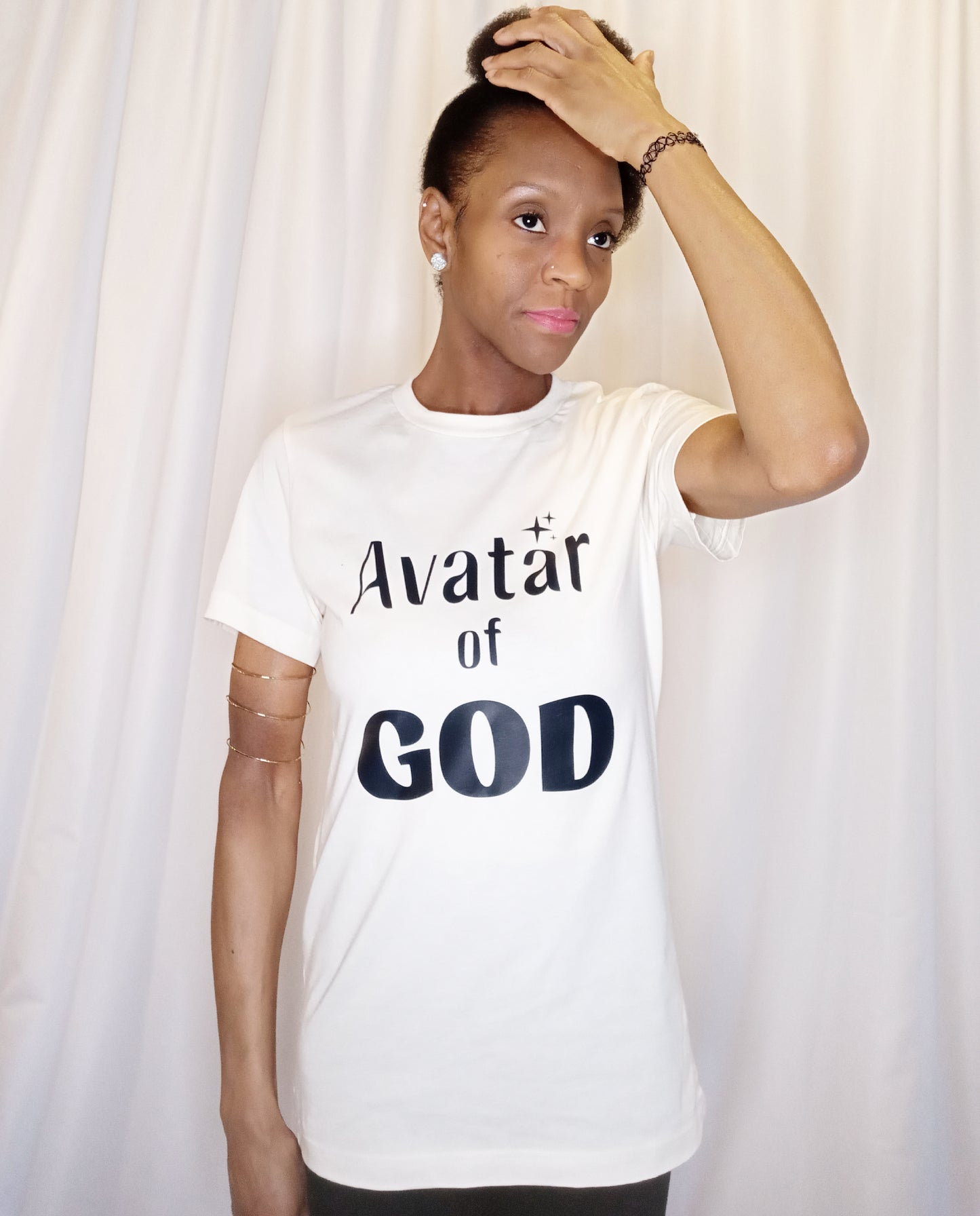 Avatar of God Cream Unisex Jersey T-Shirt