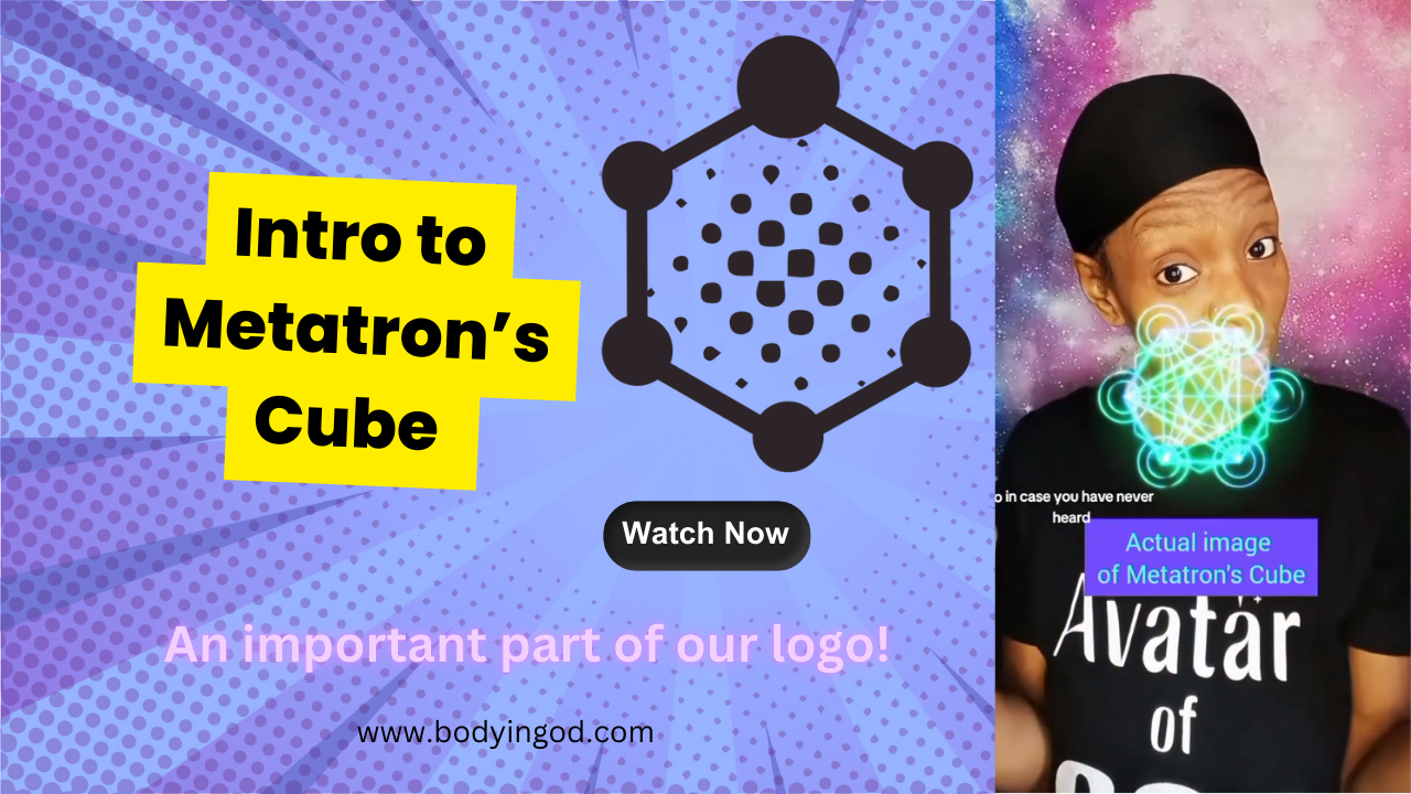 Load video: Explanation Of Logo with Metatron&#39;s Cube